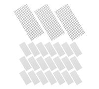 100 Pièces Cache-trou en Acier Inoxydable Grille D'évacuation | Installation sans Perçage ni Adhésif, Ajustement Affleurant, Finition Acier Inox Brossé, Adapté aux Bâtiments Récents