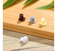 100 pièces Caches de trous en plastique de 5 mm - Capuchons de vis décoratifs, trous de perçage de meuble et de façade étanches et anti-poussière - Multicolore ABS