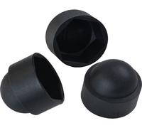 100 pièces capuchon de protection hexagonal M10 - ouverture de clé 17mm, couleur noire - capuchon de protection