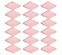 100 Pièces Carreaux de Verre Auto-adhésifs Miroir Brillant | Petits Carreaux Carrés, Finition Glossy Moderne, Pose Facile, Usage Salon et Décoration Murale