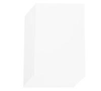 100 Pièces Cartes Vierges Blanches en Papier, Format Portable | Feuilles Cartonnées Polyvalentes, Compatibles Divers Outils, pour Apprentissage et Travail, Couleur Blanche