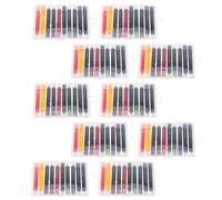 100 Pièces Cartouches D'encre 3,4mm et Écriture sans Saut | Emballage Individuel Compact, Recharge Pratique pour Signature et Bureaux, Compatible Stylos Calligraphie