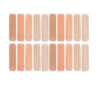 100 Pièces Chevilles en Bois Dur M8x30 Mm Rondes pour Meubles | Assemblage de Mobilier, Stabilité Renforcée et Pose Fiable, Usage Domestique, Finition Beige Discrète
