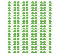100 Pièces Clips De Serre, Cadre D'Arche De Serre Double Tête Clip En Plastique Presse Chauffante Film Clip Pince Pour Fixer la Couverture des Plantes, Feuille De Plastique De Serre(6mm)