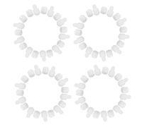 100 Pièces Connecteurs à Goujon pour Charnière, Fixation Nylon | Large Compatibilité, Connexion Sûre, Installation Facile, Usage Maison et Cuisines Commerciales, Blanc
