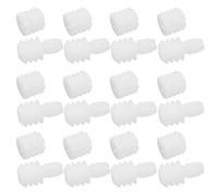 100 Pièces Connecteurs de Charnières de Meubles Blanc en Nylon | Fixation Sûre, Installation Facile, Compatibilité Large, Usage Maison et Cuisines Professionnelles
