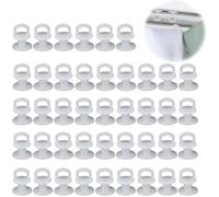 100 Pièces Coulissant Crochet de Rideau Rail Glisseur,Patins à Rideaux,Crochets pour Rideau de Fenêtre,Porte et Douche,pour Rideaux