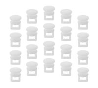 100 Pièces Crochets Coulissants Blancs en Plastique pour Rideaux | Remplacement Rapide, Supporte les Vibrations Routières, Réduit le Bruit, pour Stores Verticaux et Panneaux Séparateurs