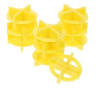 100 Pièces Croisillons de Carrelage en Croix en PP Jaune | Espacement Régulier des Joints, Pose Facile, pour Carreaux Muraux et Céramique, Usage Intérieur