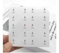 100 pièces d’autocollants motif bougie, étiquettes rondes pour bougies parfumées, diamètre 0,55 in, longueur 1,57 in, matériau PP blanc, décoration de mèche, loisirs créatifs, projets DIY