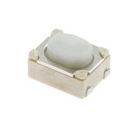 100 pièces DC12V 50mA Micro bouton interrupteur Tact SMD 4Pin 3X4X2.5MM Tactile blanc(Reel Bind Foot)