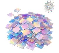 100 pièces de mosaïques en acrylique, mini blocs holographiques en acrylique, 2 x 2 cm