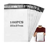 100 Pièces Emballage Colis Vinted, 25X33cm Pochette Expedition Imperméables, Enveloppe Plastique Expedition avec Bande Autocollante, Gris Opaques pour Emballage Marchandises, la Logistique Expédition