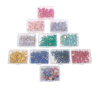 100 Pièces/Ensemble Coloré Métal Punaises Papier Carte Liège Conseil Coiffé Tête Fixation Pouce Punaises Broche Bureau École Fournitures