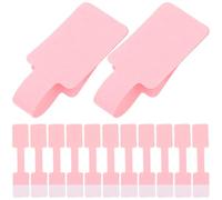 100 Pièces Étiquette Autocollante Bijoux Rose en Papier Kraft | Écriture du Prix, du Nom Fabricant, Usage Affichage, pour Boucles D’oreilles et Bracelets