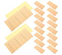 100 Pièces Étiquettes Adhésives Bijoux Vierges, Autocollants | Boucles D’oreilles et Colliers, Légères et Amovibles, Écriture du Prix et Numéro Matière