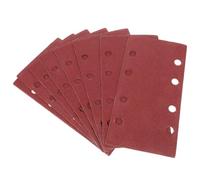 100 Pièces Feuilles Abrasives Rectangulaires, Support Floqué | Résistantes à L’usure, Fixation Machine Compatible, Bois et Surfaces Peintes, Carrosserie, Finition Lisse