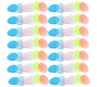 100 Pièces Galets Lumineux Colorés en Résine, Décoratifs | Lisses et Arrondis, Usage Intérieur, Mini Scènes, Aquarium, Balcon, Décoration Réutilisable Couleur Aléatoire