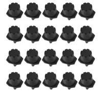 100 pièces Goutteur d'Irrigation Réglable, Buse de Pulvérisation, noir | Plastique, Raccord Rapide en Ligne, Contrôle Souple du Jet, pour Plates-Bandes, Pots de Patio
