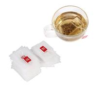 100 Pièces Infuseur Sachets de Thé en Nylon pour Thé en Vrac 8 × 6 × 5 Infuseur à Thé Vide en Nylon Sacs de Filtre à Épices avec Ficelle Infuseur de Sachets de Thé Réutilisables