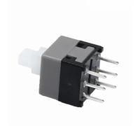 100 pièces interrupteurs à bouton-poussoir 6Pin Push Tactile puissance micro commutateurs ro auto-verrouillage Non-auto sans verrouillage interrupteur de verrouillage 8.5x8.5mm(Non self lock)
