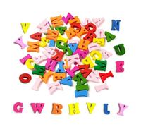100 Pièces Lettre Scrabble Bois 15 MM,Lettre Decorative Majuscules De A à Z,HMCEY Mini Lettres Loisirs Creatifs,Prenom Enfant Lettres Mobiles,Alphabet en Bois a Peindre pour Travaux Manuels, Bricolage