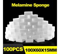 100 pièces/lot éponge mélamine éponge magique gomme pour cuisine plat lavage nettoyant salle de bain mélamine éponge de nettoyage 100X60X15MM 200 pièces