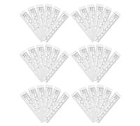 100 Pièces Mètre Ruban Seule Face en Papier Blanc 1,5m | Mesure Corporelle Précise, Usage Professionnel Portable, Règle Jetable, Applications DIY Atelier Classe