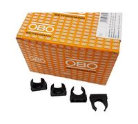 100 pièces OBO Bettermann Colliers de serrage Quick, noir M20