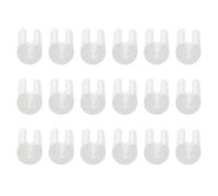 100 Pièces Patins Antidérapants de Protection | Plastique Blanc, Usage Quotidien Cuisine, Pieds de Support pour Grille Filaire Ouverte
