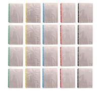 100 Pièces Protège-pages Transparents à 11 Trous PP | Feuilles de Protection sans Acide, Effet See Through, Usage Personnel et Travail, Format A4, Lot Unique