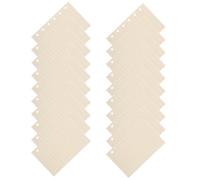 100 Pièces Recharge Agenda A7 à 6 Trous, Papier Ligné 8mm pour classeur | Format Beige Portable, Marges Nettes, Écriture Fluide, Remplacement Aisé, Pages Mobiles pour Planification Quotidienne