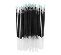 100 Pièces Recharge de Stylo à Bille Noir 0,5mm | Plastique, Usage Bureau et Professionnel, pour Étudiants, Encre Noire à Séchage Rapide, Tracé Précis