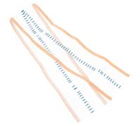 100 Pièces Résistances à Film Métallique 100 Ω 1/4 W 1% | Alliage, Performance Constante et Soudure Facile, pour Tests sur Breadboard, LED et Circuits de Signal