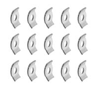 100 Pièces Rondelle de Broche à Bride Antidérapante | Installation Rapide, Acier Galvanisé, Stabilité Renforcée et Protection de Surface, pour Broches de Pince et Serrage