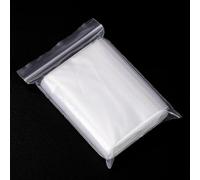 100 pièces Sachet Plastique Transparent Pochette Zip 13 * 19 cm Petits Sachets Plastiques Refermables Sachet Zip pour Cuisine Bricolage Artisanat Bureau Bijoux Biscuits Bonbons Blocs de construction