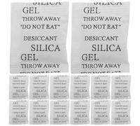 100 Pièces Sachets de Gel de Silice Déshydratant Blanc | Format Compact pour Boîtes, Bijoux, Chaussures, Vêtements et Livres, Usage Pratique dans Placards ou Coffrets