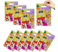 100 pièces Sacs cadeaux - Sacs de courses avec personnages de dessins animés, sacs nacrés pour anniversaires, sacs à bonbons thème joyeux anniversaire, sacs souvenirs en plastique Polychlorures de vin