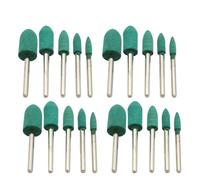 100 Pièces Tête de Broyage en Caoutchouc Vert 3mm | Polissage et Finition Miroir, sans Pâte Abrasive, Lot de Surfaces Non Métalliques