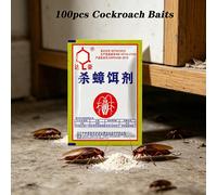 100 pièges anti-cafards, appâts insecticides, poudre répulsive, piège anti-insectes, produits de lutte antiparasitaire efficaces pour l'intérieur 100 PCS