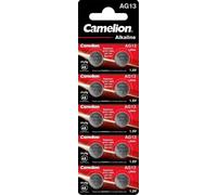 10 Piles AG13 / LR44 / LR1154 / 1166A Camelion Alcaline 1,5V