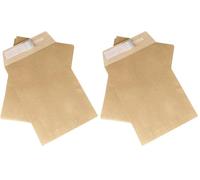 100 - pochette A5, enveloppe C5 162 x 229 mm enveloppe Kraft 90g fermeture avec bande adhésive autocollante - Paquet De 100. enveloppe A5 ouverture petit coté (Lot de 2)