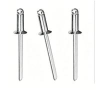 100 rivets aveugles en fer fraisés, rivets pop à extrémité ouverte de 4,8 mm pour le travail du bois, les meubles, la tôle, le métal, l'automobile, la mécanique, l'industrie(4.8x16mm)