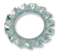 100 rondelles freins dentelées en acier Easyfix M12 x 1mm