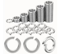 100 Rondelles Ressort M8 Acier Inoxydable 304, Assortiment Rondelles de Sécurité à Ressort Hélicoïdal pour Bricolage et Mécanique