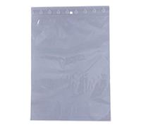 100 sachets à fermeture zip format 220 x 280 mm 20 x 28 cm pochette zip qualité alimentaire aux normes CEE 50 microns sachet congélation emballage sac solide recyclable avec trou de suspension