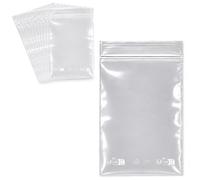 Waytex Sachets zip - 10x15 cm - Transparents - Lot de 100 Transparent