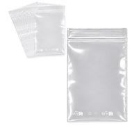 Waytex Sachets zip 100 pièces 15x22 cm transparents refermables contact alimentaire Transparent