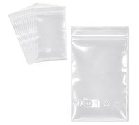 Waytex Sachets zip 100 pièces 6x8 cm transparents refermables contact alimentaire Transparent