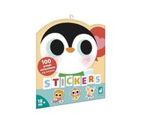 Janod – 100 Grandes gommettes – Thème bébés animaux – Dès 18 mois – Pochette J09193